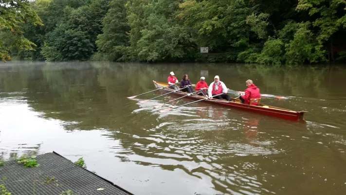 Mannschaft der FRGS auf der Herbstwanderfahrt bei Bamberg 2022