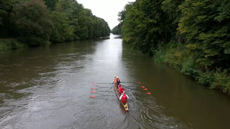 Mannschaft der FRGS auf der Herbstwanderfahrt bei Bamberg 2022