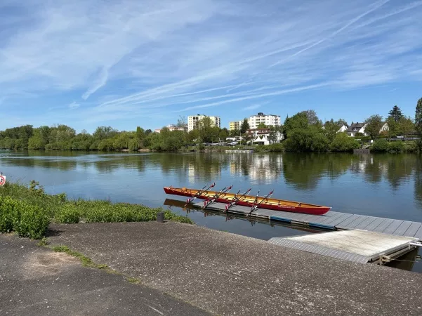 Mannschaft der FRGS auf der Ruderwanderfahrt nach Mühlheim 2025