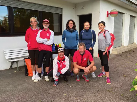 Mannschaft der FRGS auf der Zwei-Tagesfahrt nach Flörsheim 2020